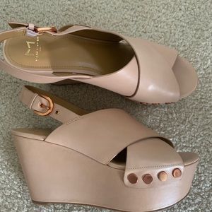 Women wedges open toe shoes